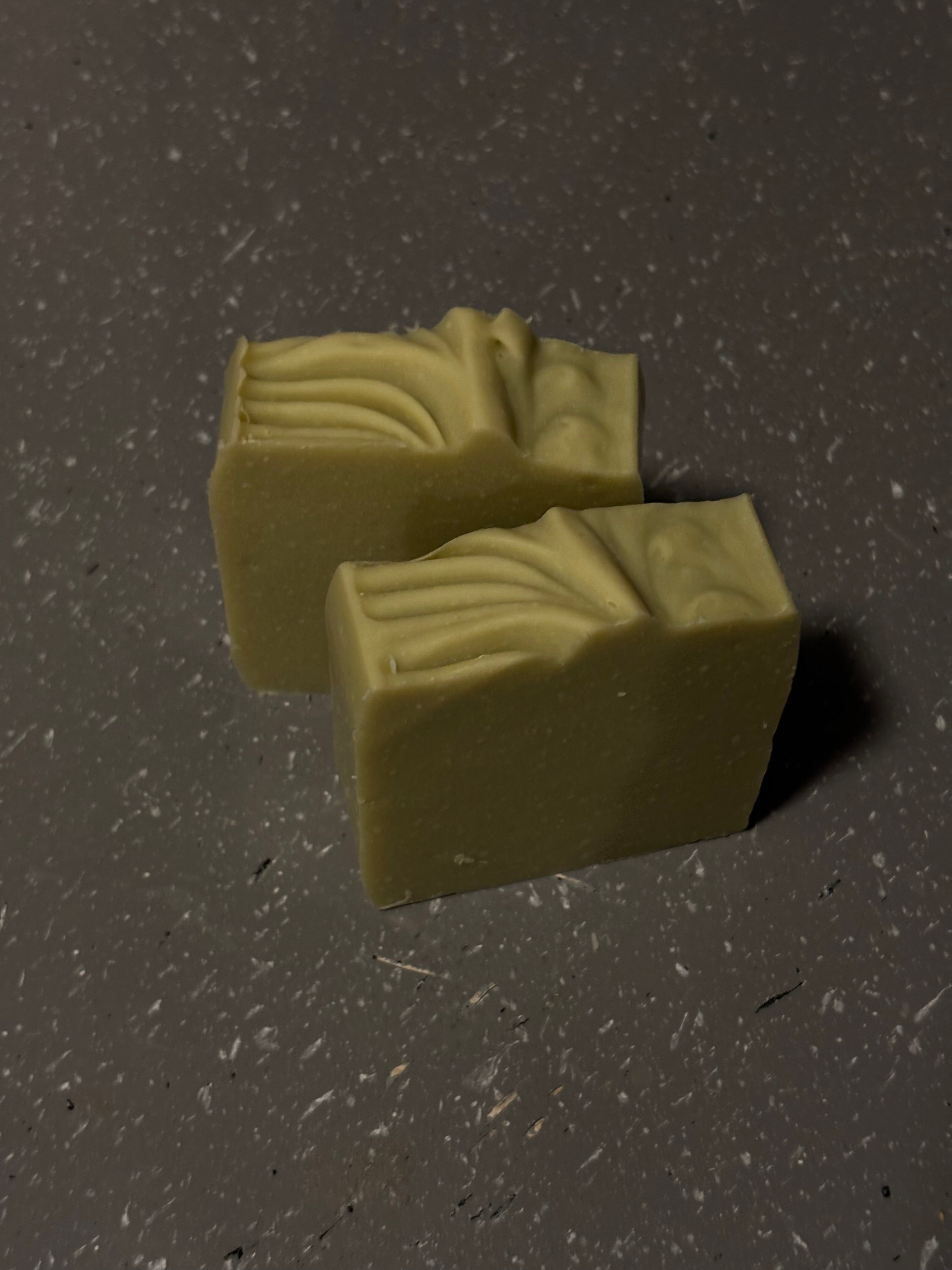 French Green clay soap bar