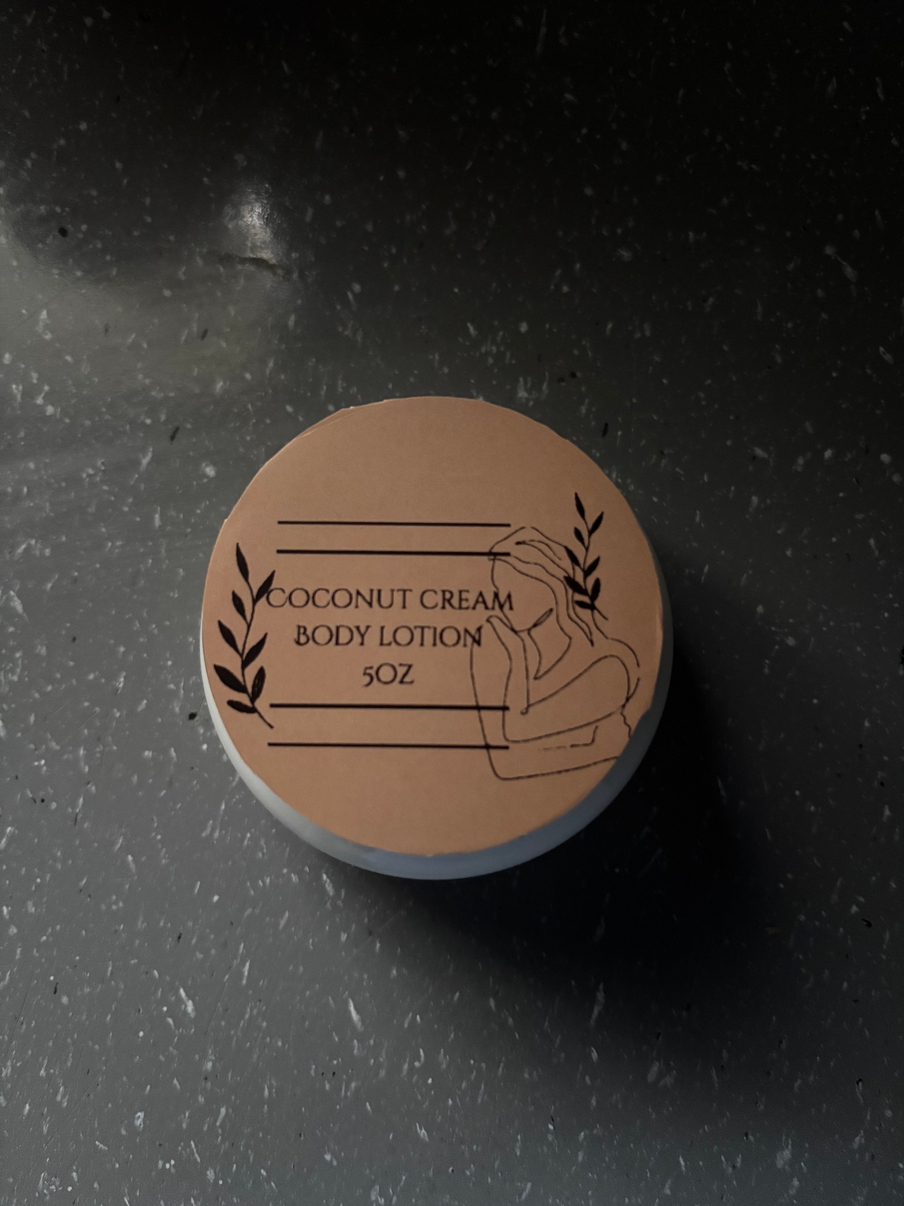 Coconut cream body lotion